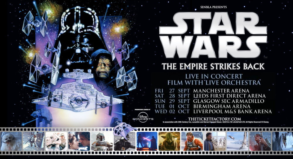 Star Wars: The Empire Strikes Back in Concert, UK Tour 2019