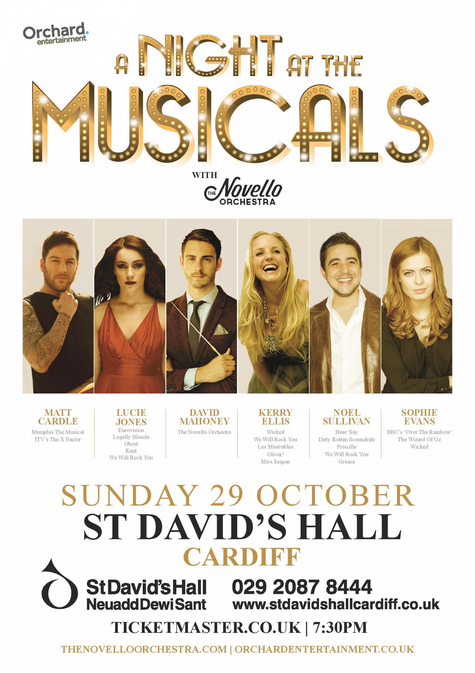 A Night at the Musicals at Cardiff's St David's Hall